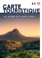 Carte Touristique du territoire du Grand Pic Saint-Loup 1