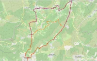 Projet Oenov&eacute;lo en Grand Pic Saint-Loup - Itin&eacute;raire