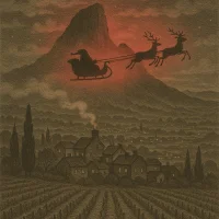 Le P&egrave;re No&euml;l au Pic Saint-Loup