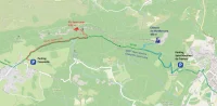 Le Ch&acirc;teau de Montferrand - Sentier d'acc&egrave;s