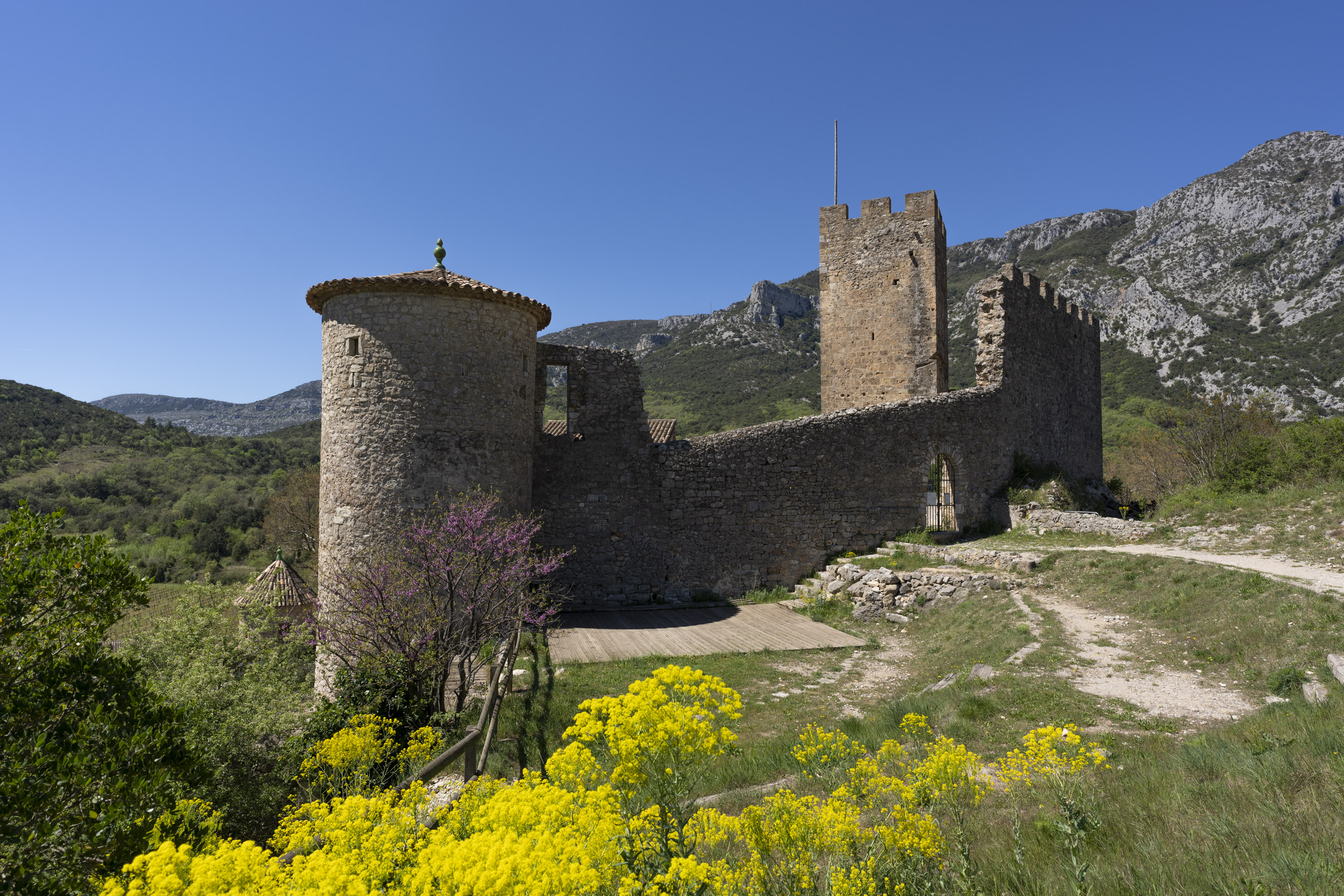 Visite  du Château de Baulx