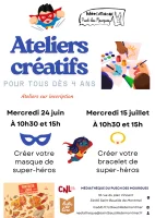 Atelier cr&eacute;atif : Cr&eacute;er votre masque de super-h&eacute;ros &copy; mediath&egrave;que