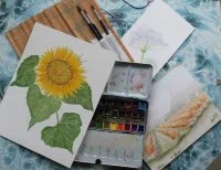 Aquarelle Botanique &copy; ot