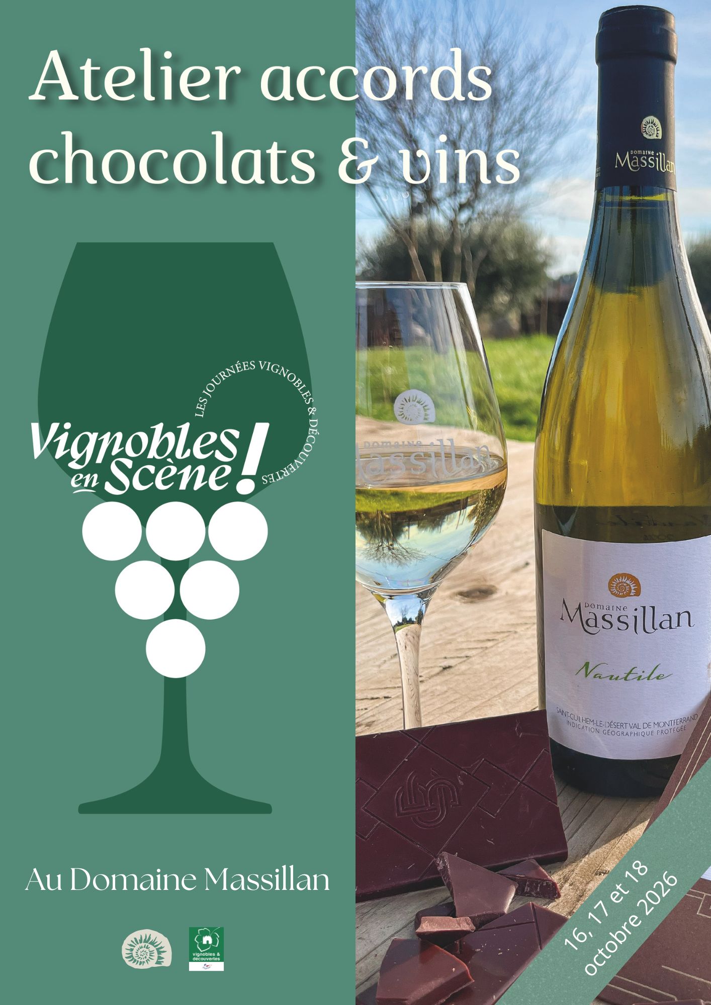 Ateliers accords chocolats et vins - Vignobles en scène