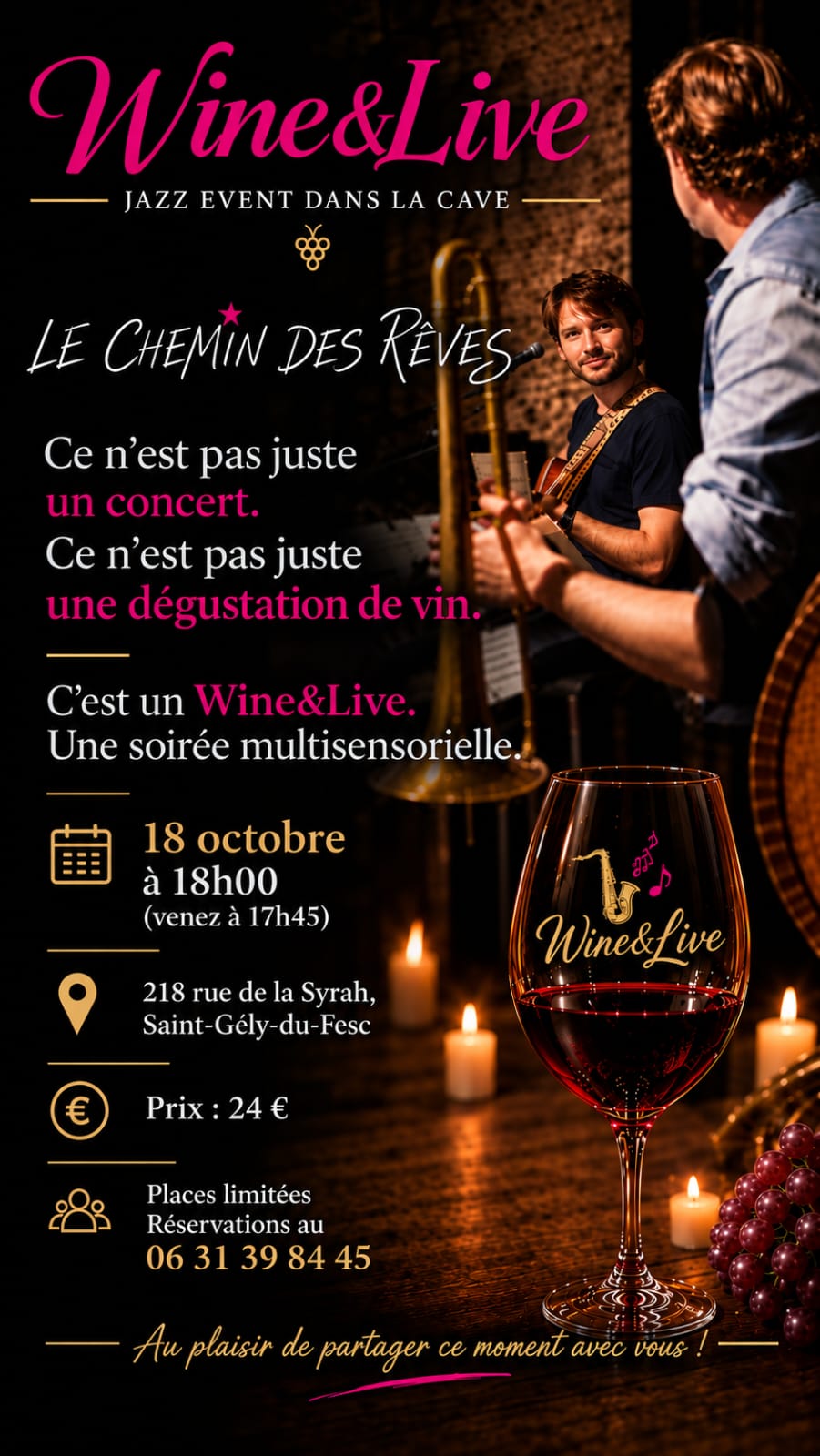 Wine and Live