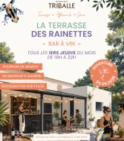 La Terrasse des rainettes - bar &agrave; vins &copy; Domaine de La Triballe