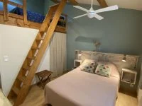 Chambre ISABELLE - (chambre familiale - 2 lits doubles) &copy; C&ocirc;t&eacute; Ch&ecirc;nes Verts - g&icirc;te et chambres d'h&ocirc;te