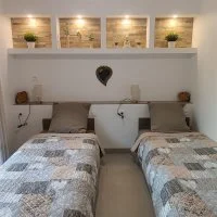 Chambre configur&eacute; en 2 lit en 80 &copy; Chante-C&eacute;vennes