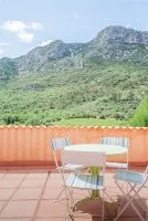 Terrasse de la chambre Seranne &copy;aubergedelavallee