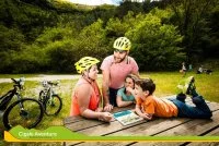 Balade v&eacute;lo famille - voie verte   &copy; Herv&eacute; Leclair Asph&eacute;ries