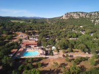 photo drone camping © Camping le Val d'Hérault